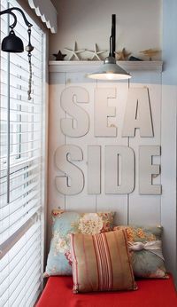 DIY projects : nautical inspired home decor !