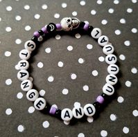 A gorgeous Beetlejuice Bracelet looks perfect alone or as an addition to your wrist stack✌️✌️  Made with high quality beads and elastic it is easy to wear and comfortable too.  In order to keep your bracelets looking their best please do not overstretch them and try to keep them away from water and perfumes 💕