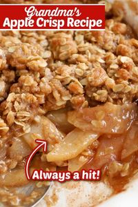 This is the BEST Apple Crisp recipe – a classic that you’ll come back to again and again! Tender cinnamon apples covered in and easy and delicious brown sugar-oat topping.