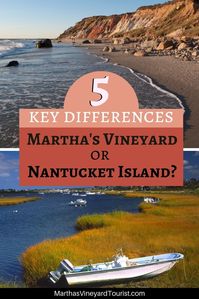 Planning a New England vacation to either Martha's Vineyard or Nantucket Island? Our travel tips set out the key differences between these islands. E.g., the Nantucket aesthetic is a different travel aesthetic from the Martha's Vineyard aesthetic. Both these popular Massachusetts travel destinations are on many a bucket list and perfect for family travel. Either a Martha's Vineyard trip or a Nantucket vacation are ideal for travel with kids and summer vacation - pick the right one for you!