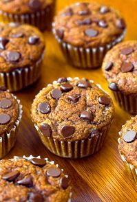 Pumpkin Muffins - Chocolate Covered Katie