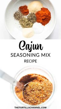 This homemade Cajun Seasoning recipe combines zesty, spicy, savory flavors. Great addition to any recipe especially caribbean dishes. Dry Rubs Cajun Seasoning Recipe, Cajun Seasoning Mix, Cajun Spice Mix, Homemade Cajun Seasoning, Diy Mixes, Spice Blends Recipes, Spice Mix Recipes, Homemade Mixes