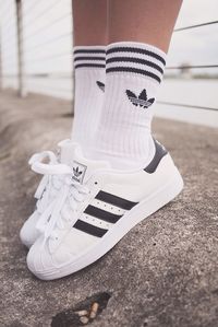 Adidas Superstar II /Black Stripes/ #Originals #Black #Tumblr