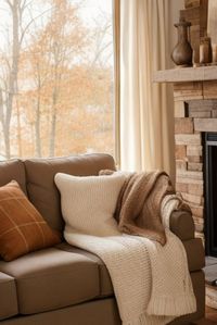 Embrace the cozy vibes of autumn with our aesthetic home decor ideas. self-care sanctuary with warm hues and inviting spaces. 🍂✨ #AutumnHomeDecor #Aesthetic #Cozy #HomeInspo #SelfCare