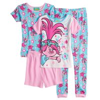 Girls 4-10 DreamWorks Trolls Poppy Tops & Bottoms Pajama Set, Pink