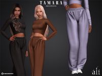 Sweatpants New Mesh HQ Texture Female - Teen to Elders 15 Swatches TSR Exclusive