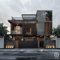 Modern villa architecture