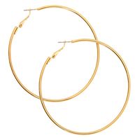 Gold 70MM Hoop Earrings | Claire's