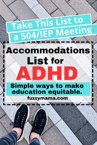 The Ultimate 504 Accommodations Checklist for ADHD Students | Are you tired of watching your ADHD child struggle at school? Get our comprehensive 504 accommodations checklist. Make learning effective for your child with a plan tailored to their needs