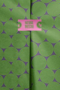 For matcha brand NATURAL MATCHA, we designed custom branding patterns based on the green tones of their color palette. These patterns will be used by our clients on custom tissue paper, thank you cards, business cards, and can be used on websites. Tissue paper design is as a part of the custom packaging design collateral that we offer and create for all our clients.