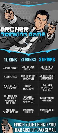 Archer Drinking Game