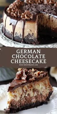 German Chocolate Cheesecake