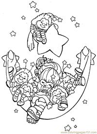 Rainbow Brite coloring page