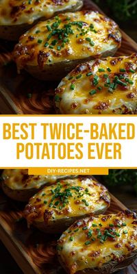 Discover the best twice-baked potatoes ever with our foolproof recipe. Ideal for family gatherings!