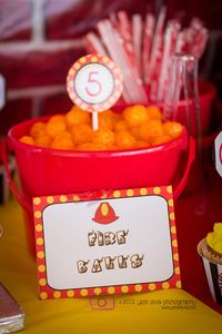 Firetruck, Fire Engine Birthday Party Ideas | Photo 11 of 19 | Catch My Party