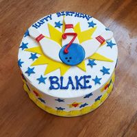 Bowling birthday cake by curtis-c-cakes