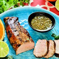 Cuban Mojo Pork Tenderloin - The Foodie Physician