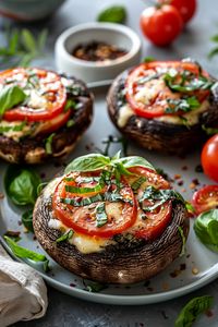 Delight your taste buds with these flavorful caprese stuffed portobello mushrooms. This recipe combines the richness of garlic butter with the freshness of caprese salad, all nestled in a juicy portobello mushroom. Try this twist on a classic dish for a satisfying and delicious meal. Perfect for a quick weeknight dinner or a special weekend treat. Enjoy the bold flavors of this caprese stuffed garlic butter portobello mushroom recipe today!