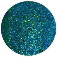 Virtual Reality Cosmetic Glitter, Makeup Glitter. Body Glitter. Face Glitter. GlitterLambs.com Aqua Blue Green Glitter Holographic Linear Prism Holo Glitter