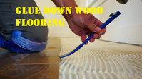 Glue Down Hardwood Flooring - YouTube