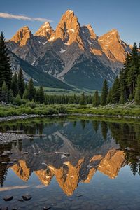 Calling all adventure-seekers! Prepare to be awestruck by the majestic peaks and breathtaking landscapes of Grand Teton National Park, a true feast for the senses with its iconic cathedral-like summits, serene alpine lakes, lush meadows, and diverse wildlife.