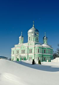 Winter in Diveevo. - The Russian Orthodox church. Monastery in Diveevo.