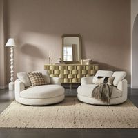 Boasting a modern silhouette with clean lines and gentle curves, Hamilton is a spacious lounge piece that's complete with a 360° swivel base.