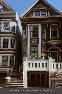 San Francisco is home to some of the loveliest architecture! 

San Francisco aesthetic | San Francisco houses | visit California | Explore California | Explore San Francisco