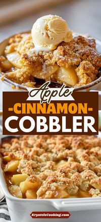 Try the best Apple Cobbler recipe with this simple, homemade delight! Baked in the oven and infused with cinnamon, it’s an easy dessert for any occasion.