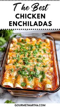 Craving some delicious homemade comfort food? The Best Chicken Enchiladas recipe is here to satisfy! With tender shredded chicken, zesty enchilada sauce, and plenty of cheese, this dish promises all the authentic Mexican flavors. Perfect for family dinners or gatherings, these enchiladas will be your new go-to.