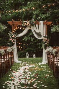 14 Yard Marriage ceremony Inspiration DIY- #Backyard #DIY #inspiration #Wedding Check more at https://howcandothis.com/weddingideas/14-yard-marriage-ceremony-inspiration-diy/