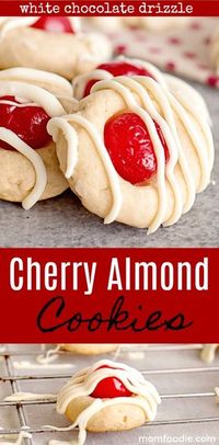 Cherry Almond Cookies Recipe