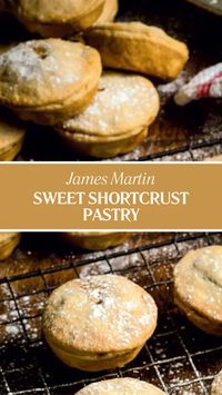 This James Martin Sweet Shortcrust Pastry recipe is made with plain flour, unsalted butter, icing sugar, and egg yolk. It takes 30 minutes to prepare and makes 12 servings.