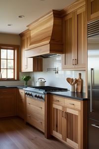 13 Stunning Natural Wood Kitchen Cabinet Ideas That Will Transform Your Space – HomelyTip