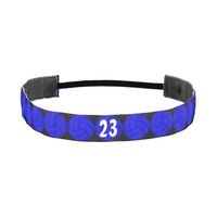 Custom Blue and Black Volleyball Headband #volleyball #volleyballswag