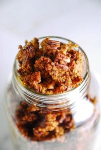 Toasted Millet and Pecan Granola (Gluten-Free) | Heart of a Baker