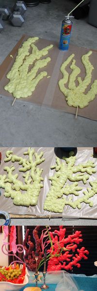 How to make coral for sea themed party