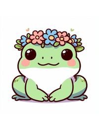 Adorn your sketches with charm using these 17 unique Frog Drawing Ideas, where each frog sports a whimsical flower crown. A perfect blend of nature and fantasy for artful kids' projects.