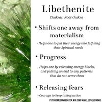 Libethenite crystal meaning