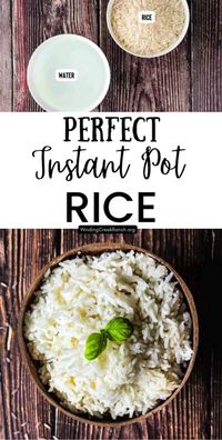 Pinterest Title: Foolproof Instant Pot Rice | Perfect Every Time Pinterest Description: Say goodbye to mushy or burnt rice with this Instant Pot method. Fluffy, tender grains in just minutes - no babysitting needed! Works for white, brown, or jasmine rice. Great for busy weeknights or meal prep. Pair with your favorite stir-fry or use as a base for burrito bowls.