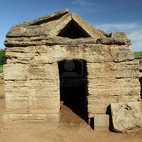 Etruscan tomb. Baratti, Tuscany, uncredited