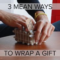 3 Mean Ways To Wrap A Gift // #gifts #holiday