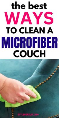 How to Clean a Microfiber Couch