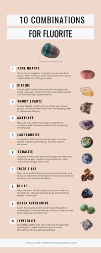 10 Best Crystal Combinations For Fluorite - Crystal Healing Ritual