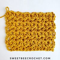 Half Double Crochet V Stitch - Crochet Tutorial - Sweet Bee Crochet