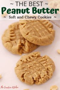 These classic Peanut Butter Cookies come together quickly and are so hard to resist. They’re wonderfully soft, buttery and packed full of peanut butter flavor. We recommend enjoying with a cold glass of milk. #thecarefreekitchen #peanutbuttercookies #cookierecipe #bestpeanutbuttercookies #peanutbutter #easycookierecipes