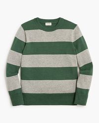 Factory: Boys' Rugby Stripe Cotton Crewneck Sweater For Boys