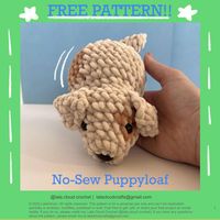 Lala Cloud Crochet | 🐶 No-sew Puppyloaf!!🐶 This pattern is sooo cute, simple and fun!! I feel like making these puppies has turned me into a total dog person! C… | Instagram