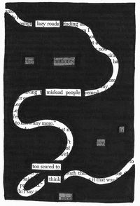 Roads | Black Out Poetry | C.B. Wentworth