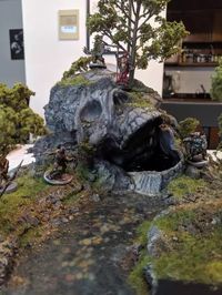 Finished skull river opening dnd terrain - Imgur